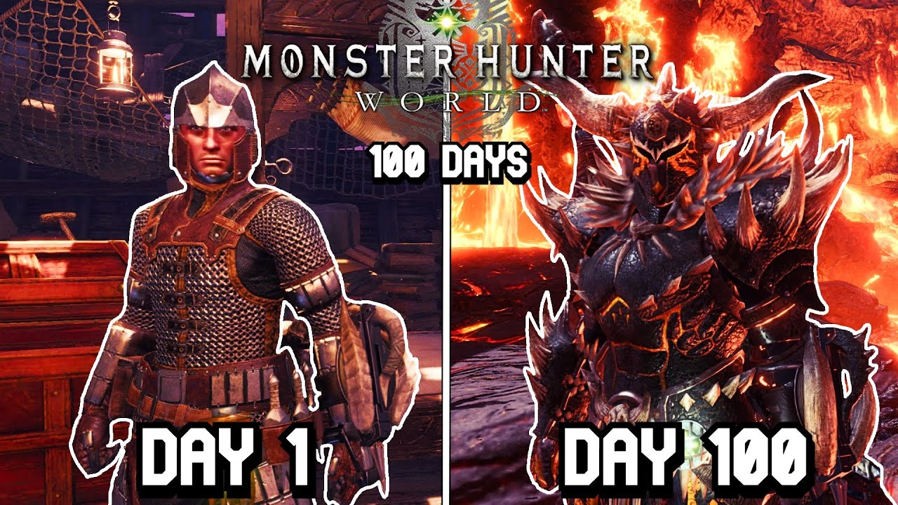 I Spent 100 Days in Monster Hunter World... Here's What Happened