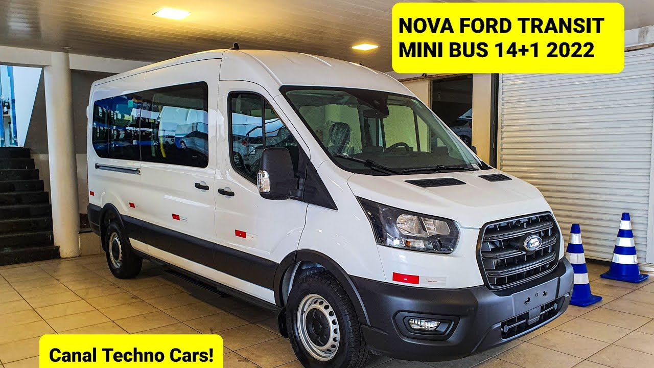 CONHECENDO A NOVA FORD TRANSIT 2.0 TD ECOBLUE MINIBUS 14+1 2022 - CONFIRA!