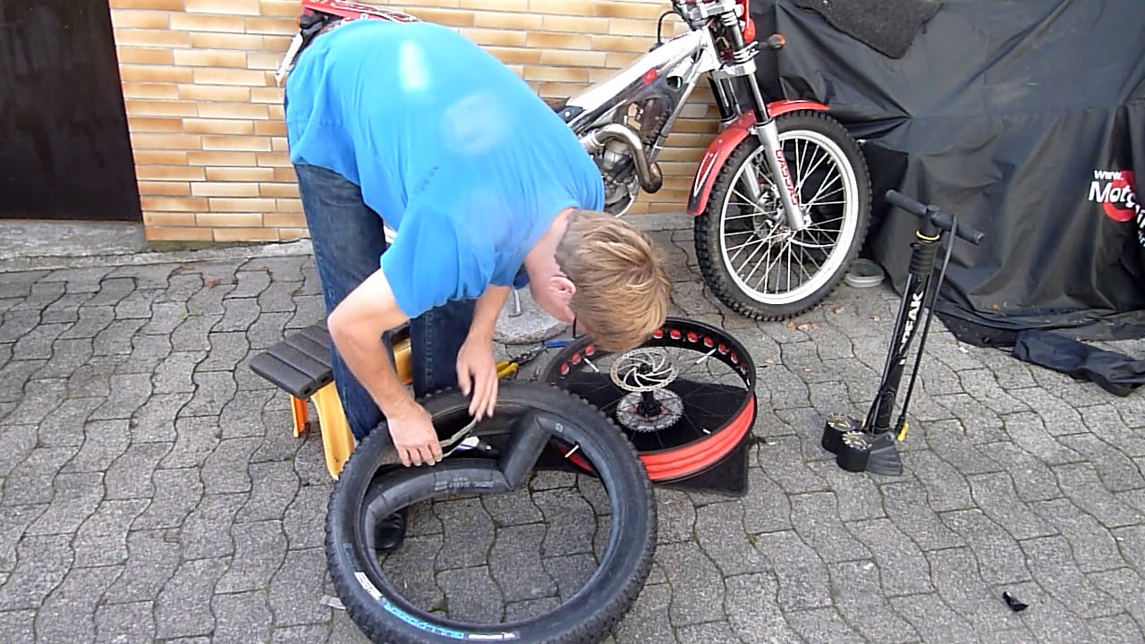 Fatbike Reifen unplattbar mit 5€ Aufwand