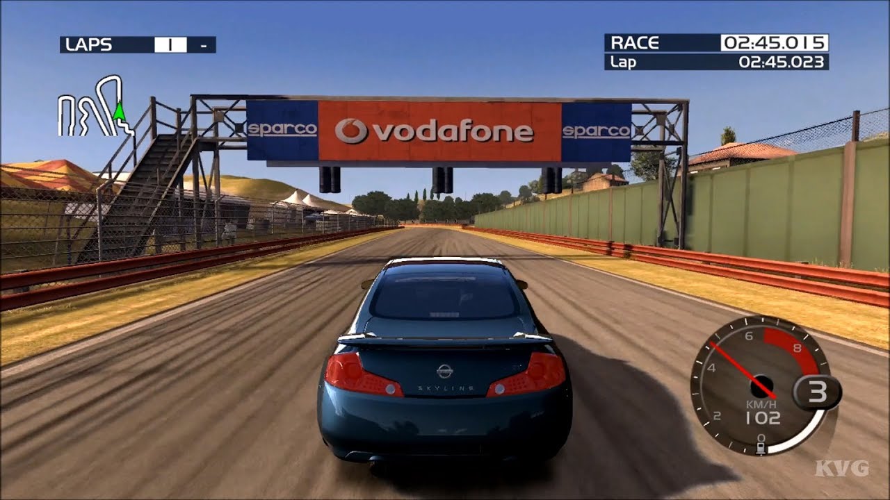 Forza Motorsport 2 - Test Track Infield King Cobra Reverse - Gameplay (HD) [1080p60FPS]
