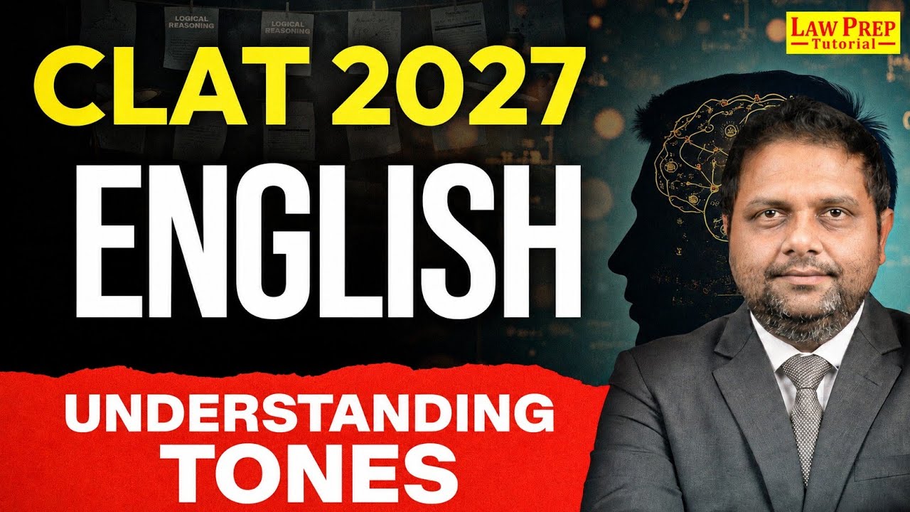 CLAT 2027 English | Tone Questions Explained | Most Important for CLAT Preparation 2027