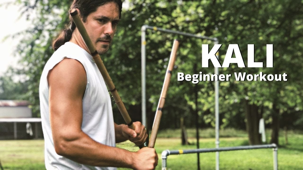 Complete KALI Beginner Workout - Sinawali Footwork and Sweat