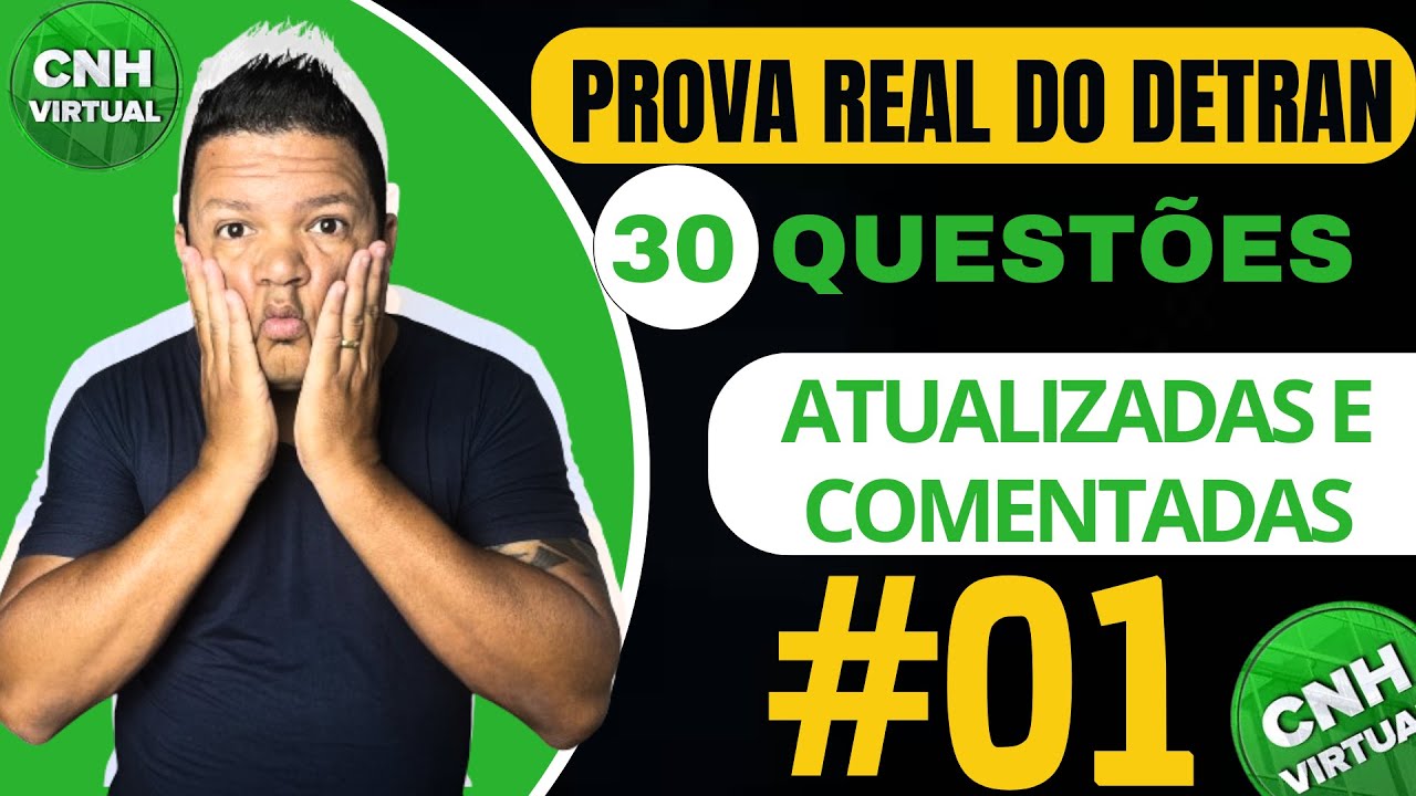 PROVA REAL DO DETRAN 2026, SIMULADO DETRAN 2026, EXAMETEÓRICO DETRAN 2026 COMENTADO E ATUALIZADO.