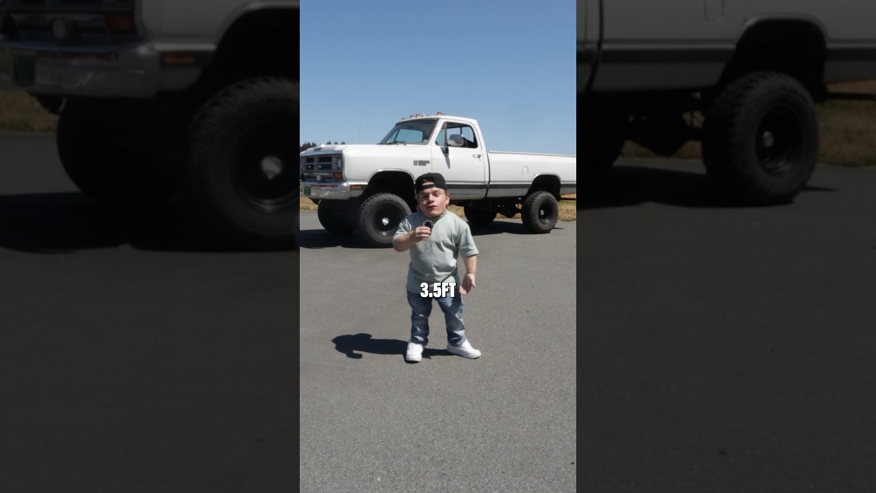 How I get in my lifted truck