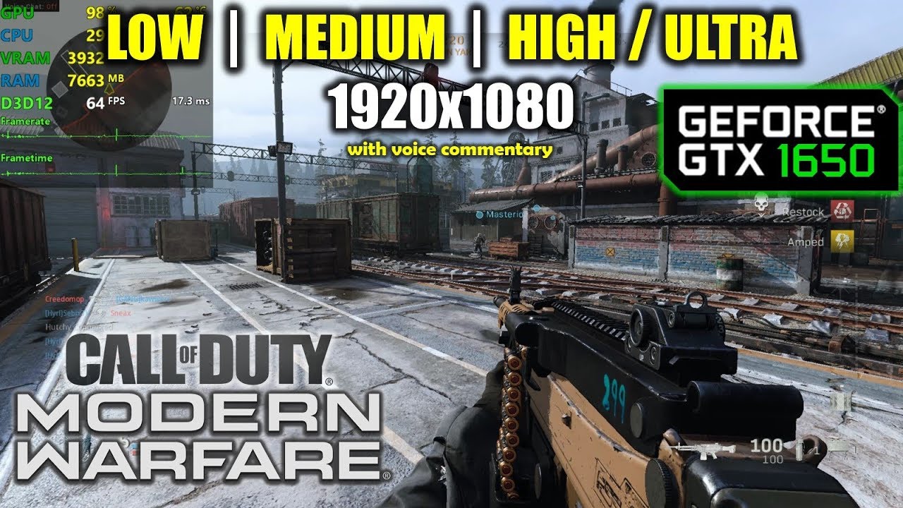 GTX 1650 | Call Of Duty: Modern Warfare BETA - 1080p All Settings