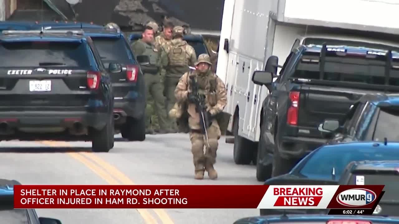 Officer shot in Raymond; shelter in place ordered