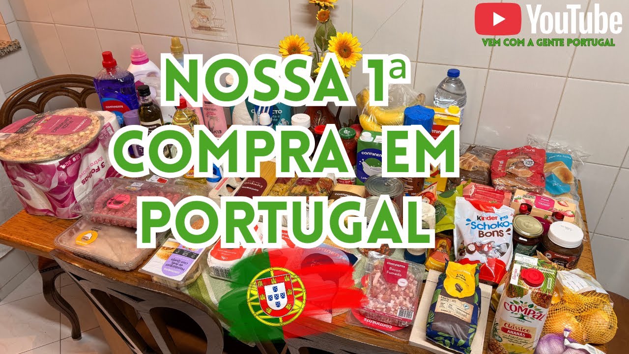 NOSSA PRIMEIRA COMPRA EM PORTUGAL 