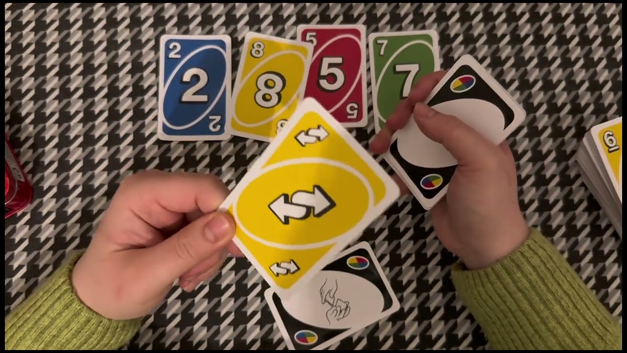 Uno Cards ASMR// Cards Sounds// 
