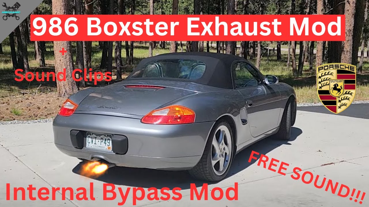 Boxster Internal Bypass Mod | Porsche Boxster Exhaust Mod