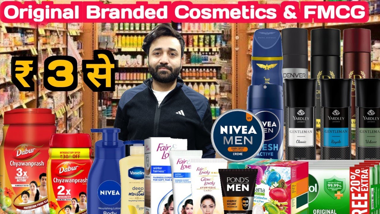 Original Branded Cosmetics wholesale market in Delhi | Cheapest FMCG Products wholesale market Delhi