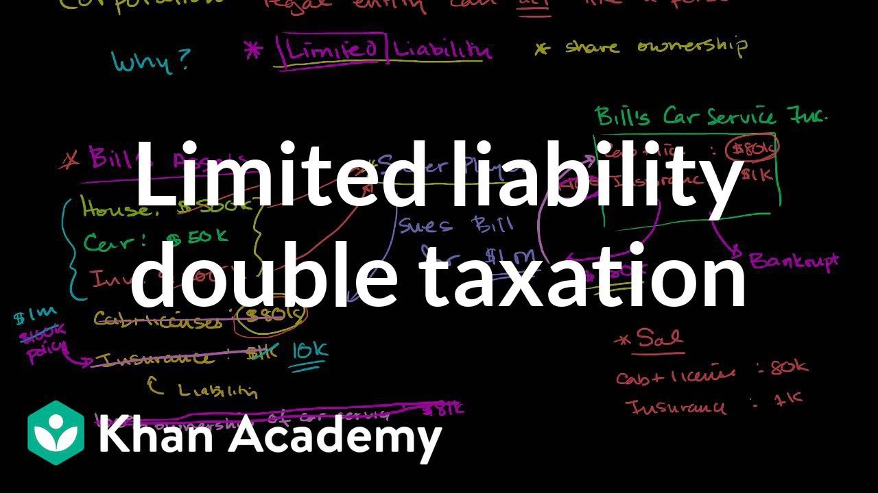 Is limited liability or double taxation fair? | Taxes | Finance & Capital Markets | Khan Academy