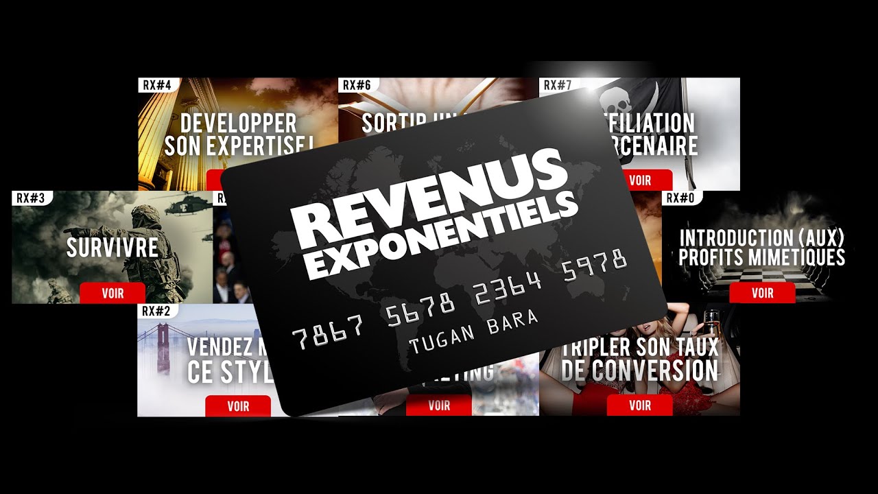 RX (Revenus Exponentiels) : Conversion et Rentabilit&eacute; - Programme de Tugan Baranovsky