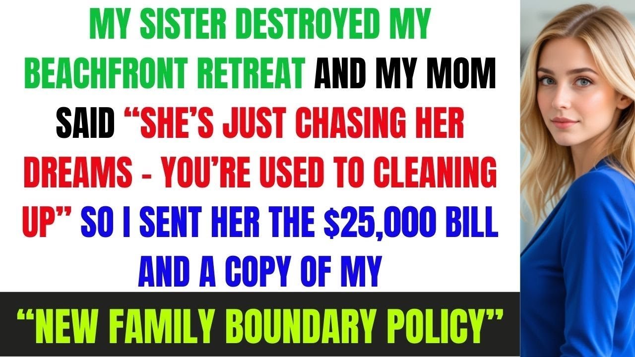 My Sister Trashed My Vacation Home, and My Mom Defended Her — So I Sent Her the Bill.