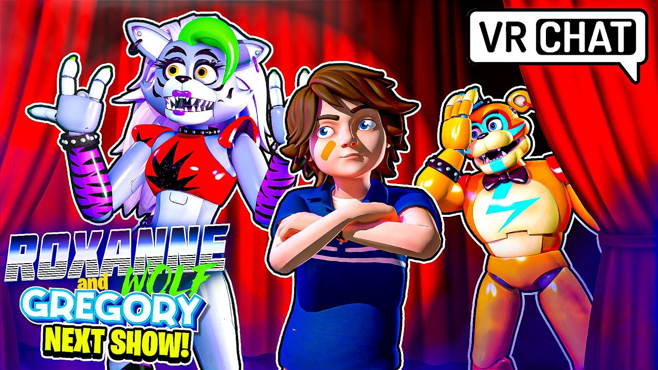 Circus Baby and Glamrock Freddy Find ROXANNE WOLF's New SHOW in VRCHAT