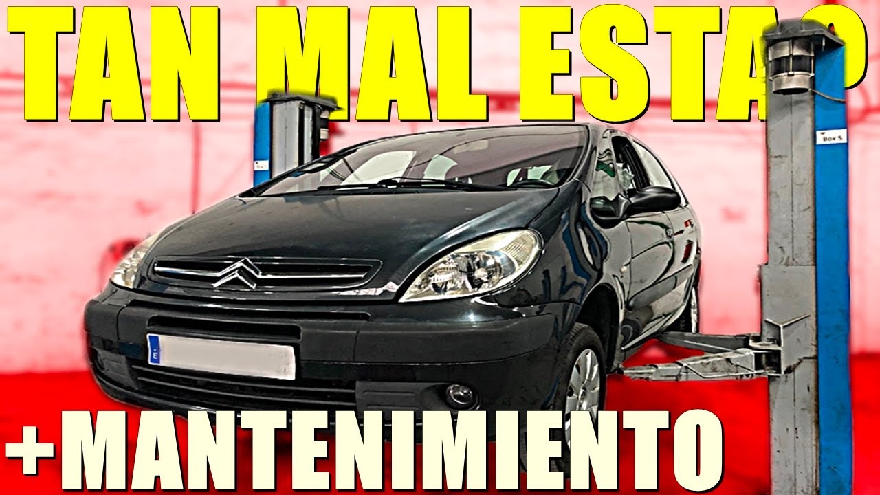 ⚠️ASÍ ESTA mi COCHE por DEBAJO con 16 años + CAMBIO de ACEITE | CITROËN XSARA PICASSO 1.6HDI 110cv