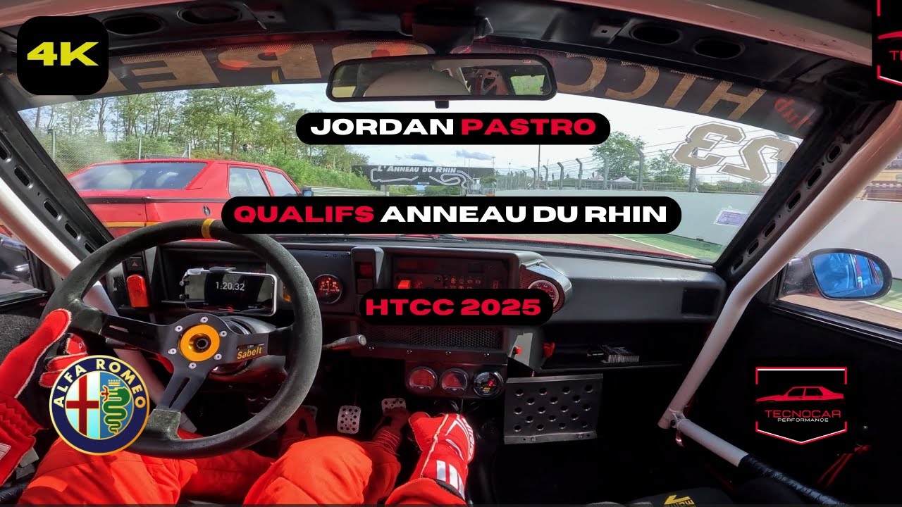 QUALIF A L'ANNEAU DU RHIN JORDAN PASTRO HTCC 2025 !!! EN ALFA ROMEO 75 TURBO !!