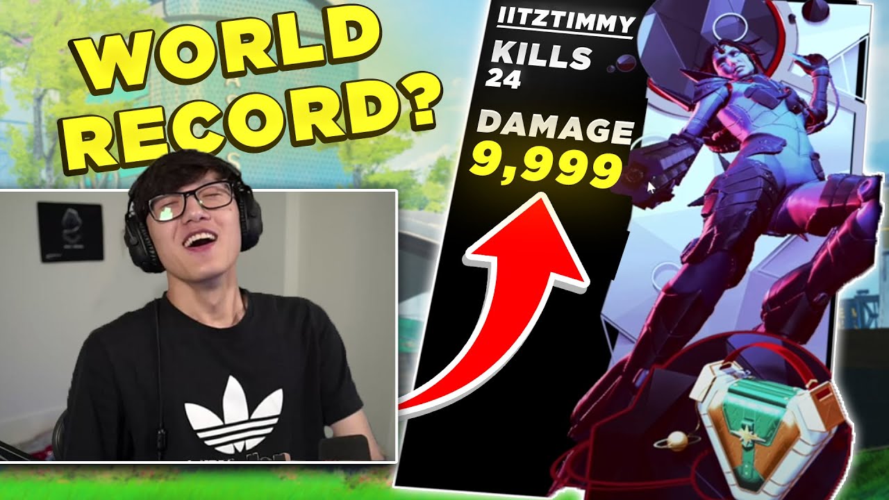 Reacting to iiTzTimmy's World Record 9,000 Damage Game