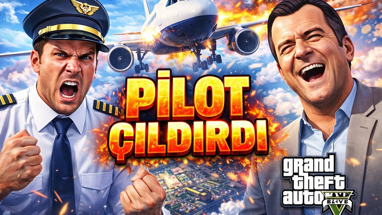 GTA5 PİLOT ÇILDIRDI 😂