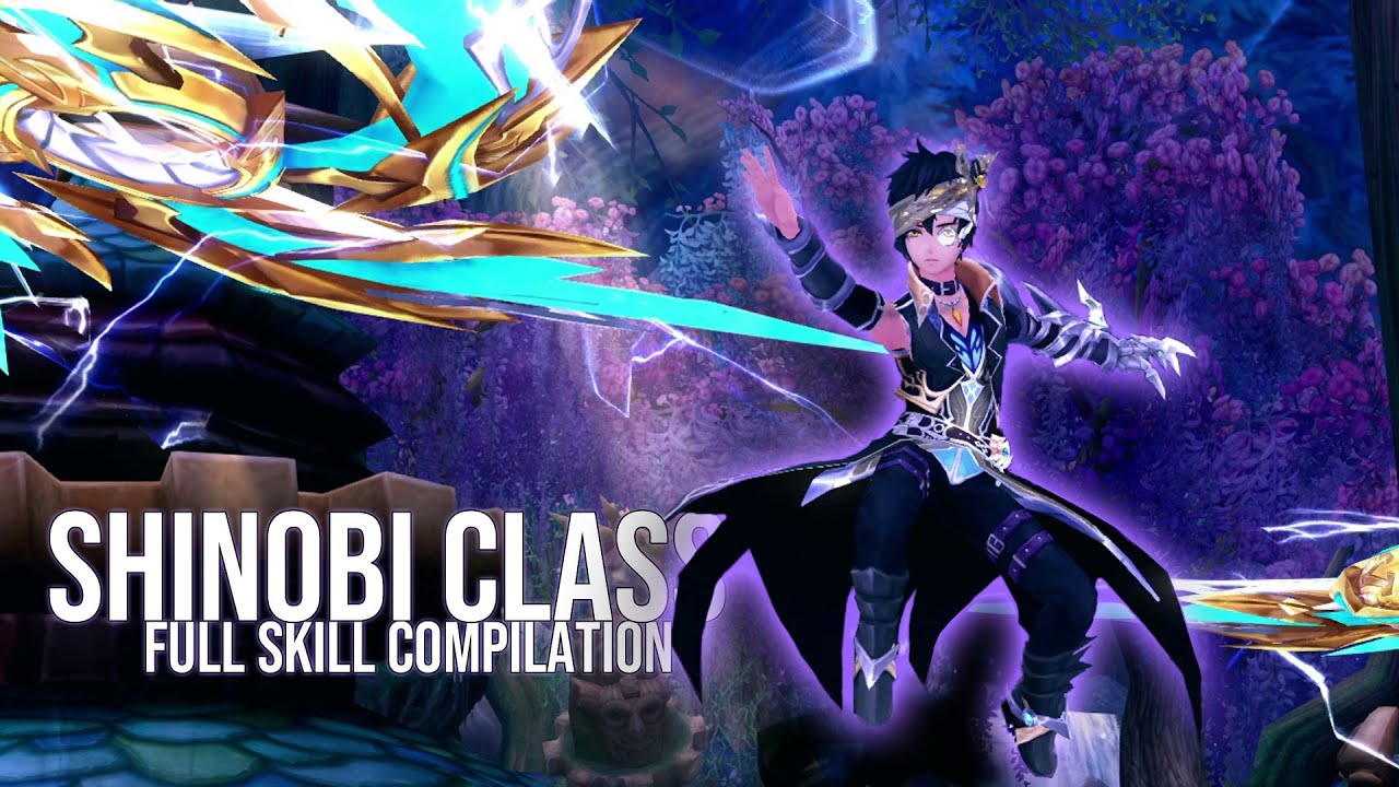 Aura Kingdom - Shinobi Class All Skills & Combos