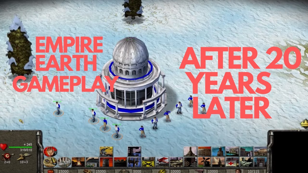 Empire Earth Gameplay - Atomic Age Modern - 2 vs 2 vs 2 vs 2