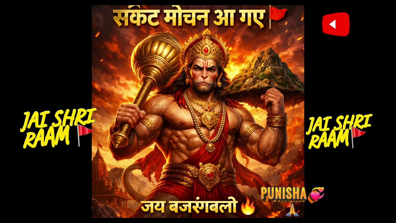 🌺 भजन – “जय हनुमान मेरे संकट हरण” 🌺