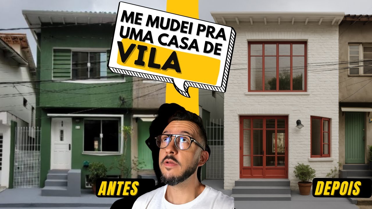 saí da Casa Anos 60 e me mudei para uma Casa de Vila | Tour Completo