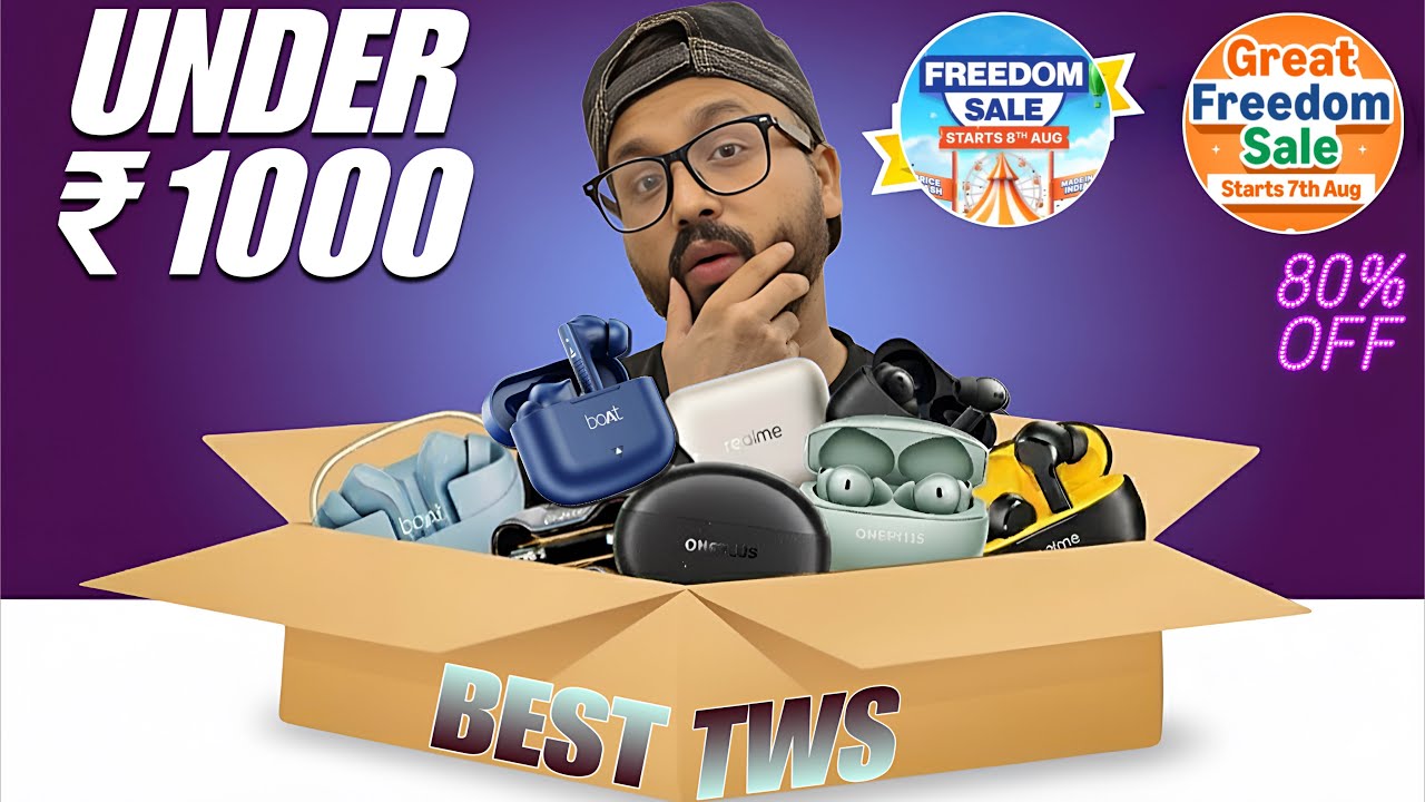 STOP buying Trash⚡️5 Best Earbuds Under 1000 In Amazon & Flipkart Freedom Sale⚡️Best TWS Under 1000