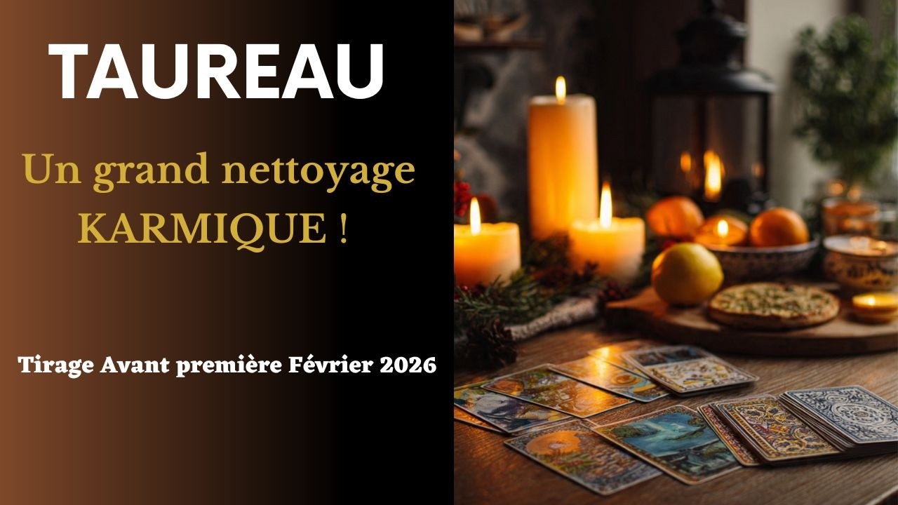 TAUREAU  Lâchez prise et préparez-vous au RENOUVEAU iITirage en avant première février 2026