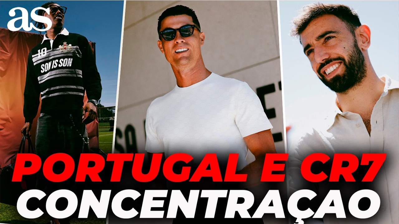 🚨 CRISTIANO RONALDO lidera Portugal | concentra&ccedil;&atilde;o rumo &agrave; Copa do Mundo 2026
