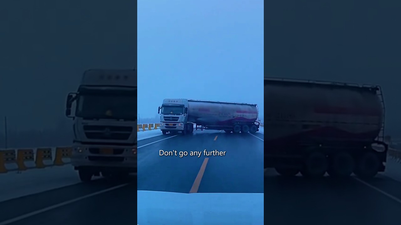 Just Inches From a Massive Crash! 😱🚛