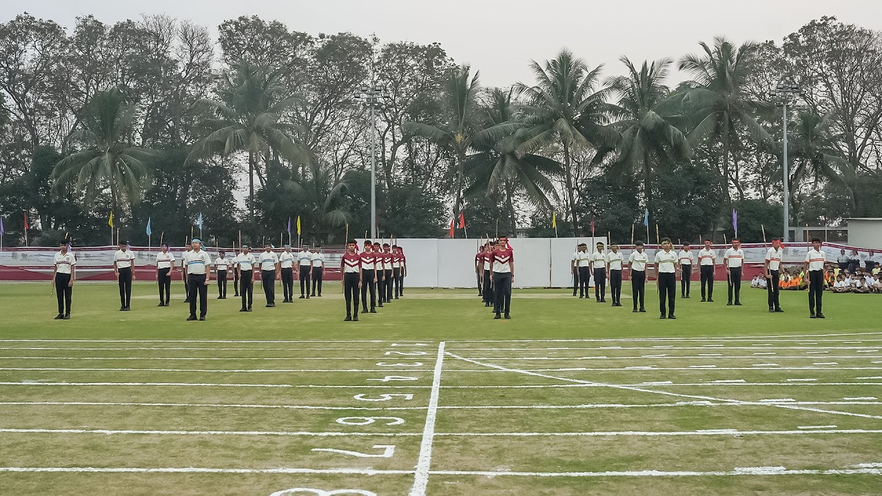 Ancient Tradition, Modern Spirit!🛡️ Std 7-8 Lathi Drill | 21st Atmiya Athletic Meet Opening Ceremony