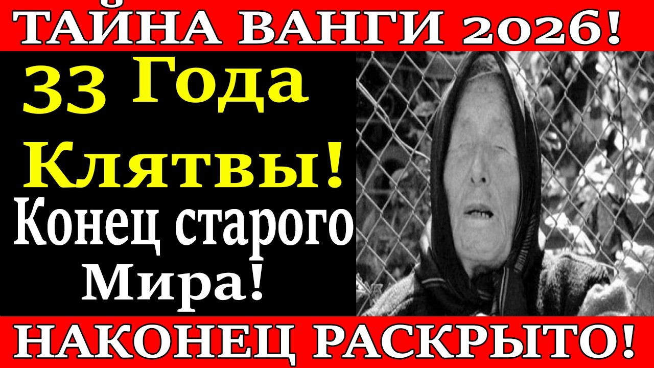 ТАЙНА ВАНГИ 2026: 33 Года Клятвы и Конец Старого Мира! (Раскрыто Наконец)