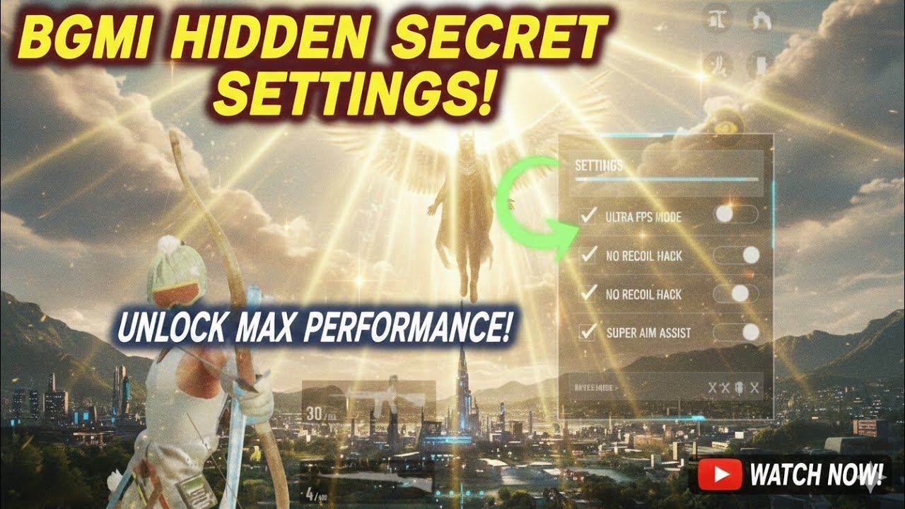 BGMI Secret Settings = Zero Recoil? (Legal Hack) 🛠️