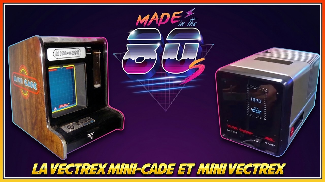 Connaissiez vous la Vectrex mini-cade et la mini Vectrex !!