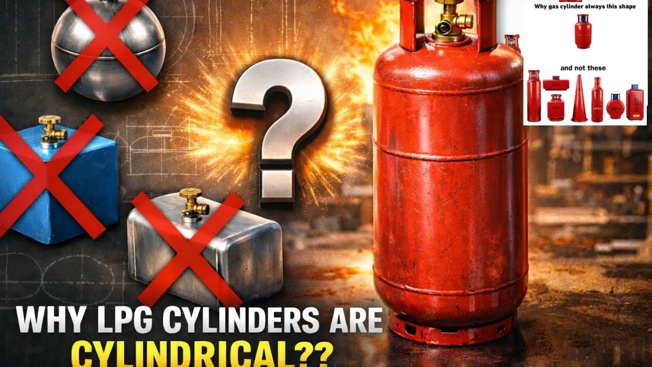 Why LPG Cylinders Are Cylindrical and Not Square or Sphere?