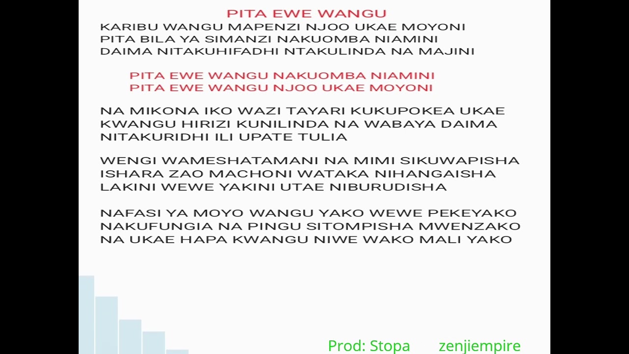 Pita Ewe Wangu - official  Instrumental 
