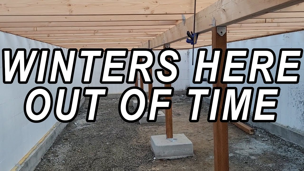 Can Our ICF Foundation Survive the Winter Unfinished? | off-grid cabin | DIY