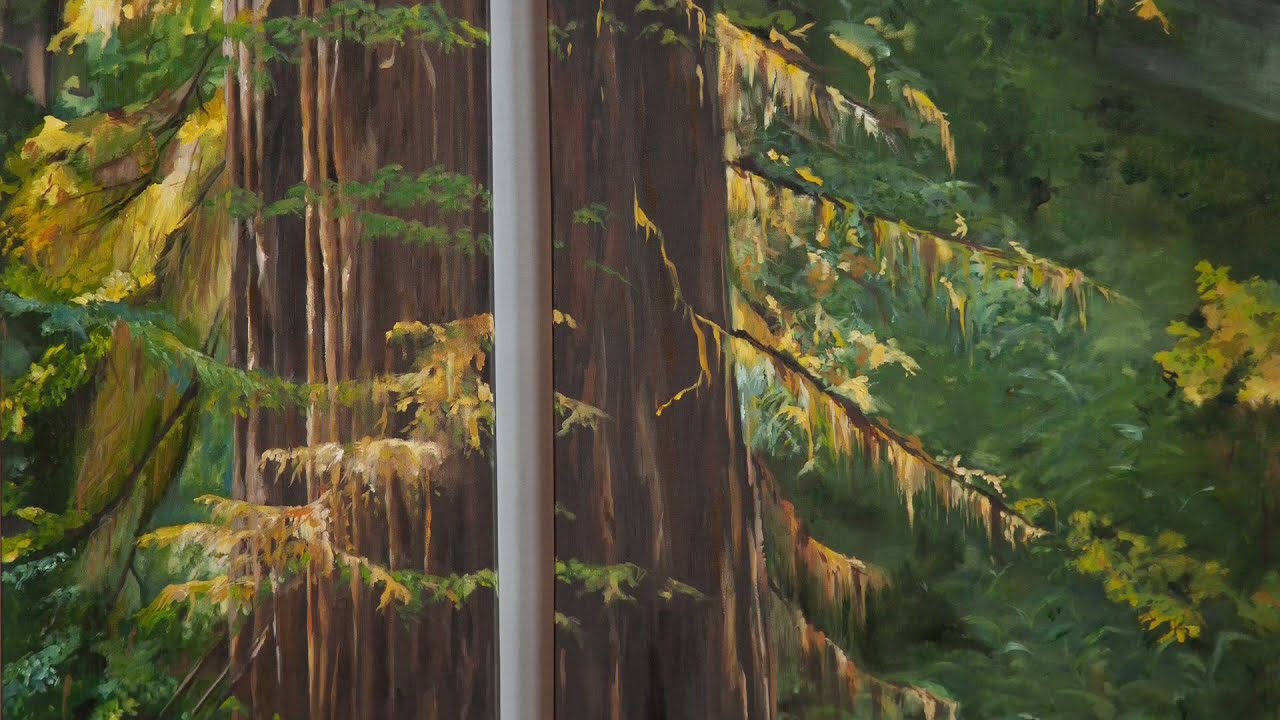 #shorts Redwood Forest- Oil Landscape Paintings