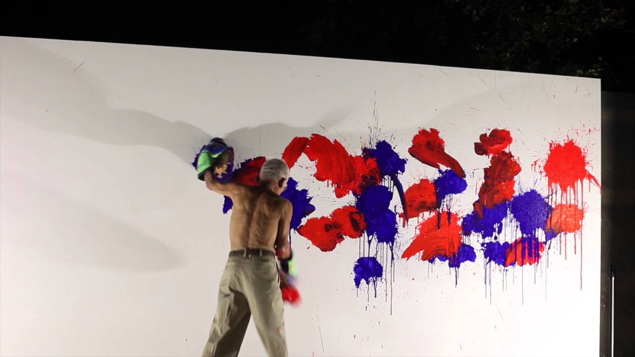 Ushio Shinohara - Boxing Painting Performance at the DMA