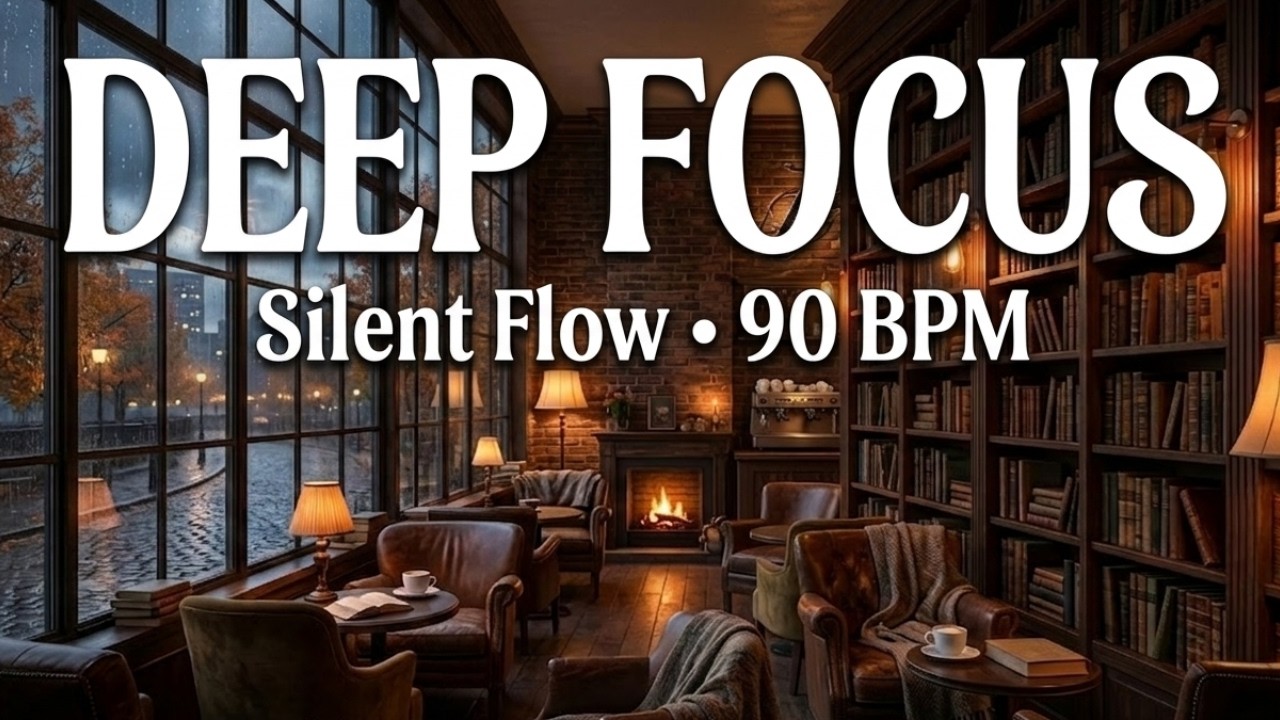 Deep Focus Study Music | Ultra Minimal Silent Flow BGM (90 BPM)