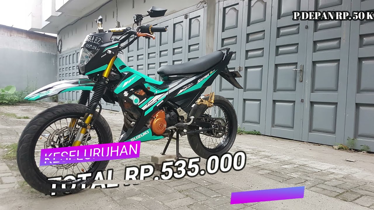 SATRIA FU 150 JADI SUPERMOTO