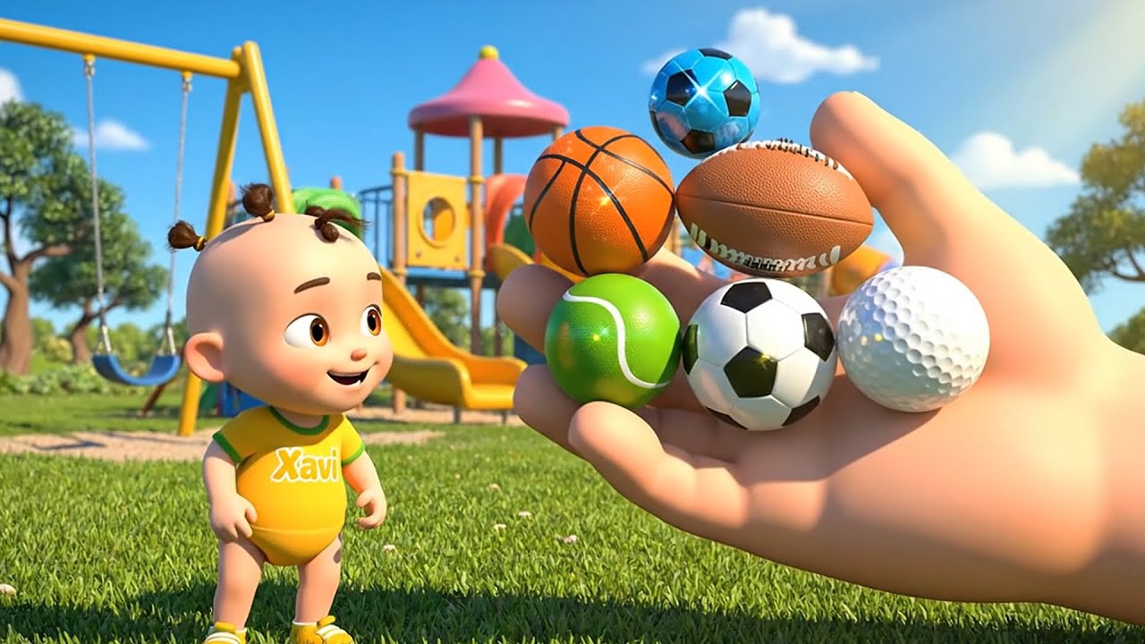 Sport Balls Song | Finger Family Balls for Kids | Xavi and Anna Sport Balls