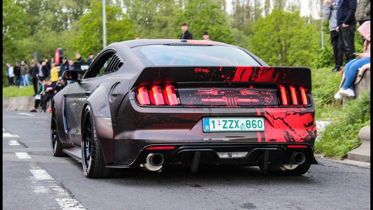 Modified cars & Sportcars leaving a Carshow | GR8-ICS 2019