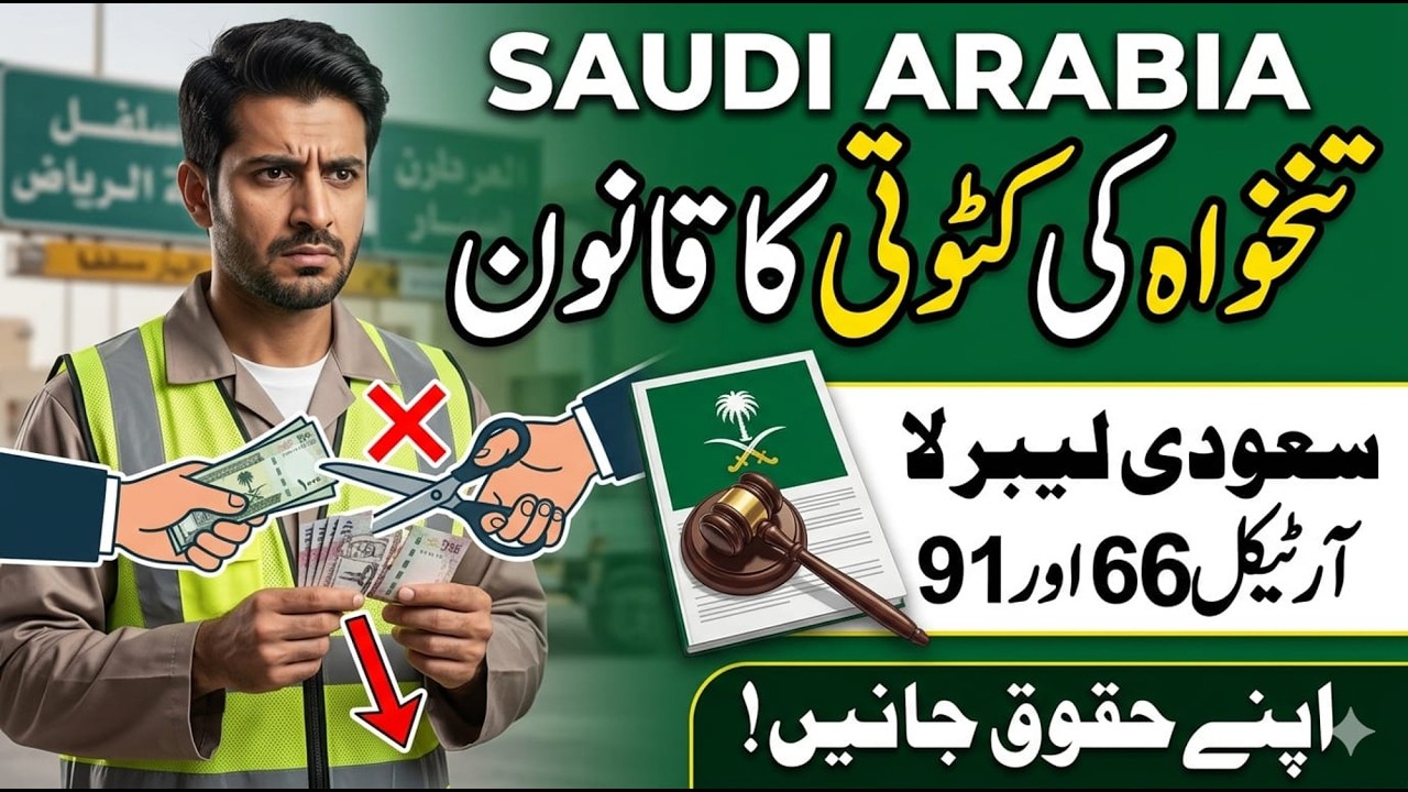 Salary deduction rule in Saudi Arabia in 2026 - Saudi labor law 2026 - Saudi info