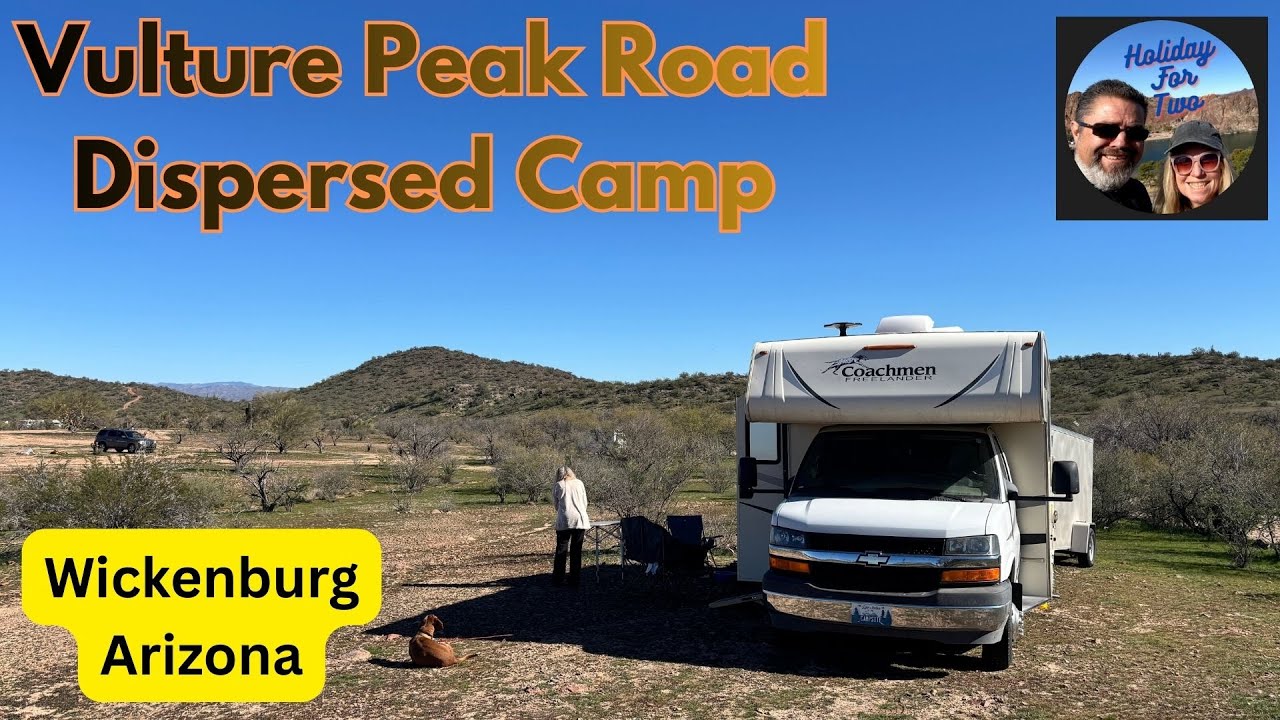 Кемпинг на дороге к вершине Вулчур-Пик, Уикенбург, Аризона.