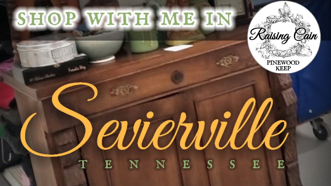 Thrifting for Vintage & Antiques in the Smoky Mountains • Family Vaca • Sevierville • Raising Cain