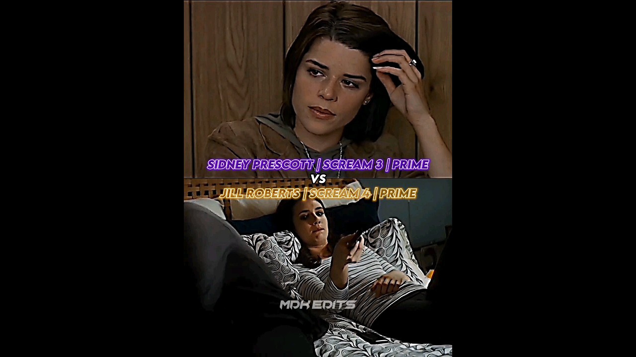 Sidney Prescott(Scream 3) vs Jill Roberts(Scream 4) #scream #vs #1v1 #shorts
