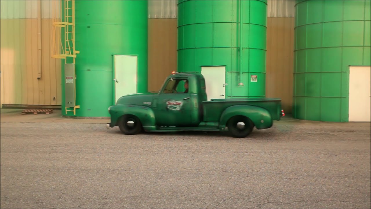 “Fossil Fuel” 🦕 ⛽️  Slammed Down, Cammed Up Hot Rod Patina Pickup, 1950 Chevrolet #3100 #HotRod