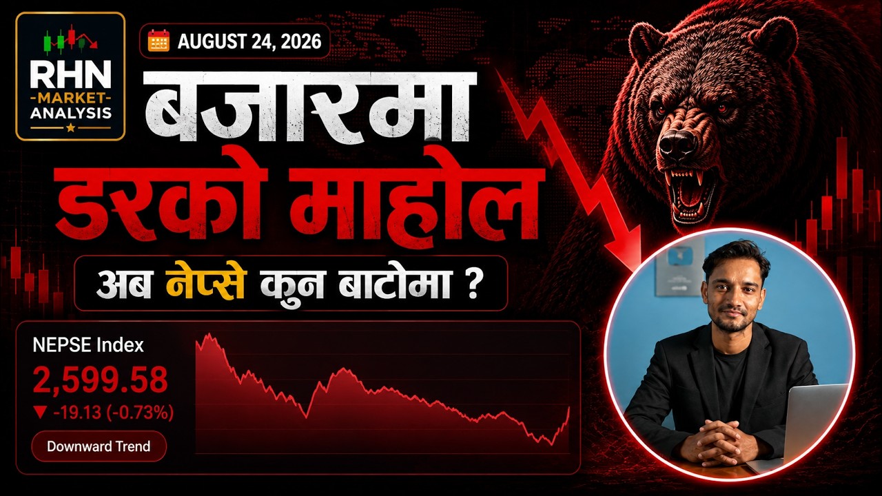 August 24 | Nepse Update | Stock Market Analysis by Ram Hari Nepal
