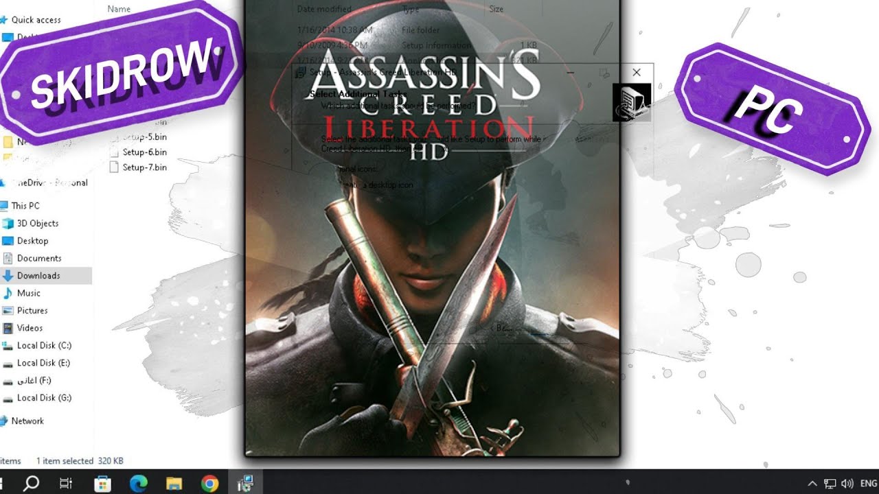 شرح تثبيت لعبة assassin_s_creed_liberation كراك skidrow